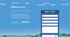 Desktop Screenshot of emmotors.com